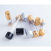 Haute Qualité Transparent PP Airless Pompe Bouteilles 30ml 50ml 100ml En Gros pour Sérigraphie