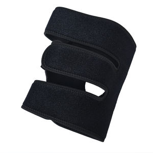 Recién llegado, <span class=keywords><strong>cinta</strong></span> de protección de rodillera negra MOQ bajo al por mayor para rodillera de entrenamiento de calentamiento deportivo - Product Image 1