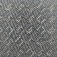 Tissu tricoté en pongé de cuir PU léger, doux au toucher, effet soie, épaisseur 0,18 mm, anti-moisissure, résistant à l'abrasion, pour la vente en gros