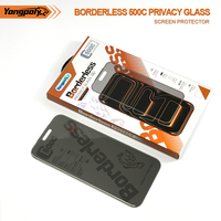 Protection d'écran en verre trempé anti-espion ESD sans bordure 0,55 mm Privacy 500C pour iPhone 17 Air 16 15 Plus 14 13 12 18 Pro Max 18