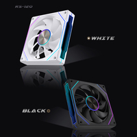 Ventilateur de Refroidissement CPU Lovingcool 2025 Effet Miroir Infini, Ventilateur de Boîtier PC Gaming 120mm RGB ARGB