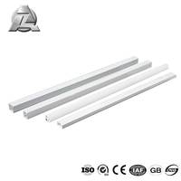 Profilé LED en aluminium de luxe sans soudure à encastrer pour l'intégration murale et plafondale