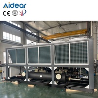Refroidisseur à vis industriel Aidear à refroidissement par air, type haute performance avec récupération de chaleur pour diverses applications de refroidissement industriel