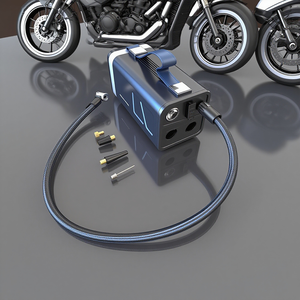 Tomavor Heavy Duty Jump Starter Kit with Air <strong>Compressor</strong> and Car Charger 5V Vehicles <strong>Power</strong> Jump Box for Trucks and Motorcycles - Product Image 1