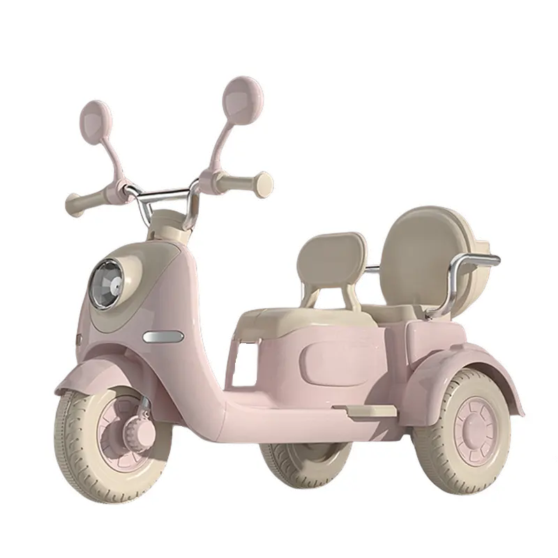 Motocicleta elétrica infantil 3 rodas bicicleta infantil com bateria triciclos infantis para diversão