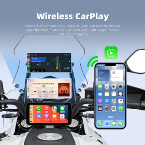 หน้าจอแสดงผล EKIY ขนาด 6.25 นิ้ว ระบบนำทาง WiFi สำหรับมอเตอร์ไซค์ กันน้ำ รองรับ Apple Carplay และ Android Auto แบบพกพา พร้อมระบบ GPS สำหรับมอเตอร์ไซค์ - Product Image 4