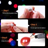 Tsinye moderne Flash lumières colorées Mini lumières LED ronde longue durée de veille lanterne en papier ballon lumière fête mariage décor