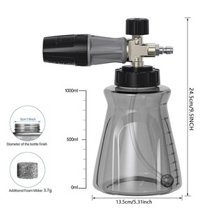 Sulai Machinery Foam Sprayer 1000Ml Pure <b>Copper</b> Car <b>Washer</b> High Pressure Spray Nozzle With Filter And Cap - Product Image 2
