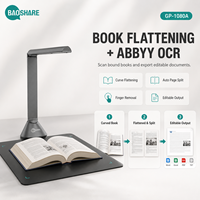Escáner de Documentos A3 para A4 con Software ABBYY OCR para Aplanar Libros, SDK OEM para Proyectos de Integración de Sistemas GP-1080A