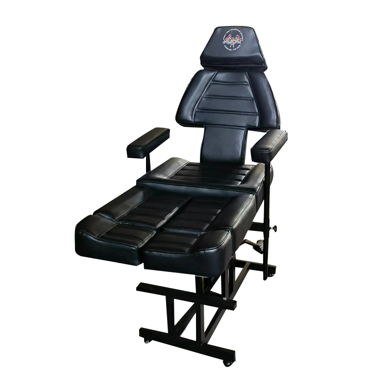 2023 Classic European Style Heavy Duty Hydraulic Pump Custom Logo Tattoo Chair Spa Bed Beauty Foldable MASSAGE BED