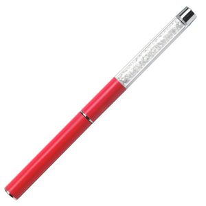 Pinceau de précision pour nail art en nylon avec manche métallique de luxe, virole sertie de 5 mm, pour dessin et peinture, avec capuchon de protection - Product Image 4