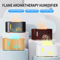 Diffuseur d'aromathérapie à flamme, humidificateur d'ambiance coloré, mini brumisateur portable pour la maison, la chambre, le bureau, idéal pour offrir
