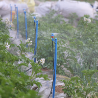Micro-arroseur écologique à économie d'eau avec cadre en plastique pour les systèmes d'irrigation des cultures biologiques, des serres et des jardins domestiques