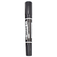 Marqueur permanent à double pointe, encre huile, couleurs noir/bleu/rouge, pour logistique et coursiers, vente en gros