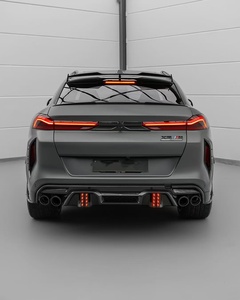 For BMW X6M Carbon Fiber Body Kit X6M LD Carbon Fiber Front Lip Diffuser Spoiler <b>Engine</b> <b>Hood</b> X6M Bumper Auto Parts - Product Image 4