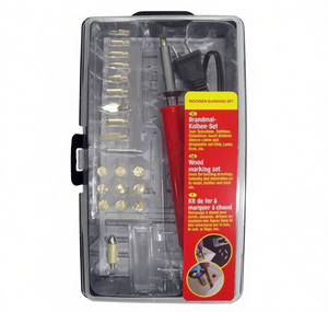 Juego de herramientas para pirograbado HC0284, precio competitivo, mangos resistentes al calor, kit de pirograbado. - Product Image 1