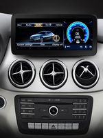 Pemutar DVD mobil 10.25 "Android 10 navigasi GPS Wifi CarPlay BT MTK 8 + 64G untuk Mercedes Benz Kelas B W245 W246 2011-2018