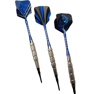 En stock Paquet de 12 fléchettes en aluminium souple de sécurité de <span class=keywords><strong>18g</strong></span> avec carton à <span class=keywords><strong>pointe</strong></span> en <span class=keywords><strong>plastique</strong></span> - Product Image 1