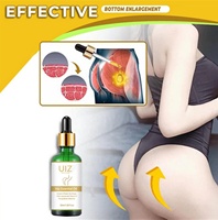 Huile essentielle pour l'élargissement des fesses, soin du corps, huile raffermissante pour le soulèvement des hanches, huile de massage pour l'amélioration des fesses