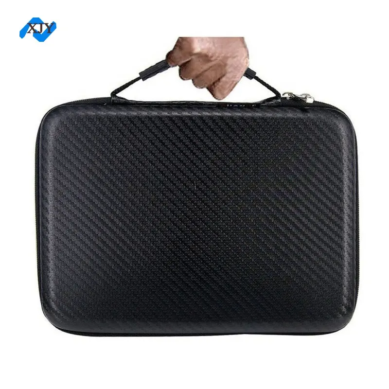 Aangepaste Grootte Waterdichte Schokbestendige Beschermhoes Rits Met Hand Opbergtas Eva Laptop Case Voor Tablet Pc Notebook