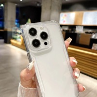 Coque de téléphone acrylique transparente prix usine pour Iphone 16 15 14 13 Pro Max antichoc clair dur accessoires mobiles