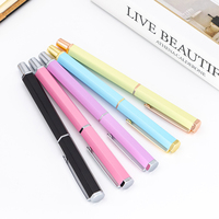 Stylo à bille en métal avec logo personnalisé Nouveau design Stylo effaçable coloré pour l'écriture professionnelle Largeur 0.5mm Cadeau