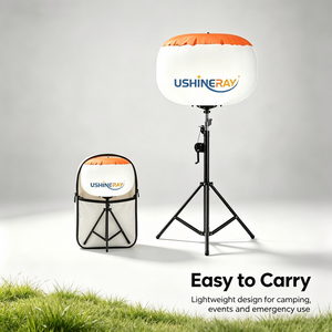 320W Telescopic Mast Inflatable Portable <b>LED</b> Balloon <b>Work</b> <b>Light</b> Tower Easy Quick Setup for Construction sites Roadworks Events - Product Image 6