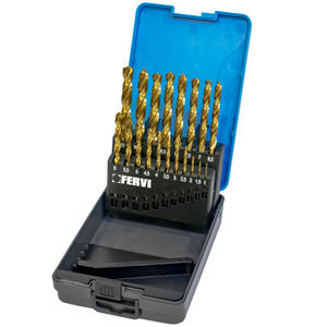 Brocas métricas Fervi con revestimiento de TiCN, juego de brocas de acero con vástago hexagonal de 1.5 a 10 mm - Product Image 1