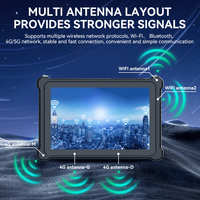 Nueva Tableta Robusta con Windows, Pantalla de 8 Pulgadas, CPU Intel, 4 GB de RAM, 128 GB de ROM, Tableta Industrial con Wi-Fi y GSM