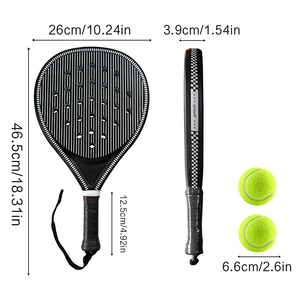 Pala <span class=keywords><strong>de</strong></span> pádel con impresión <span class=keywords><strong>de</strong></span> logotipo personalizado para pedidos <span class=keywords><strong>de</strong></span> pequeñas cantidades, con agarre <span class=keywords><strong>de</strong></span> fibra <span class=keywords><strong>de</strong></span> carbono y nailon, para regalos personalizados, promociones y actividades <span class=keywords><strong>de</strong></span> club. - Product Image 4