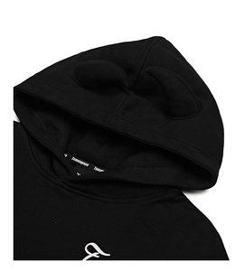 Felpa <span class=keywords><strong>con</strong></span> Cappuccio Premium in Cotone Biologico 2026, 100% Cotone, Design <span class=keywords><strong>con</strong></span> <span class=keywords><strong>Corna</strong></span> del Diavolo, Stampa Digitale, Colletto <span class=keywords><strong>con</strong></span> Cappuccio per la Stagione Autunnale - Product Image 4