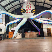 Grand poulpe gonflable tentacules discothèque Dj stand géant gonflable poulpe Air Blow up Art décoration pour décor de scène