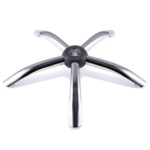 Bệ Ghế Xoay Năm Sao Bằng Kim Loại Crôm 350Mm Độ Dày 1.2Mm Cho Ghế Lưới Văn Phòng Chơi Game Phụ Tùng Thay Thế - Product Image 2