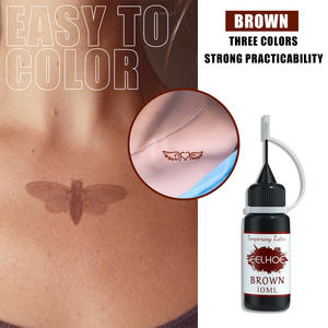 Novedad, herramienta de arte corporal de simulación indolora segura no tóxica, extracto de fruta Natural, tinta de tatuaje temporal impermeable de larga duración - Product Image 2