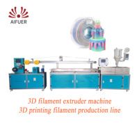Extrudeuse d'imprimante 3D à haut rendement AFE30 pour la production de filaments ABS LDPE PET ASA PE avec moteur à vis à noyau essentiel