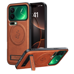 เคสโทรศัพท์หนัง PU แม่เหล็กสุดหรูสำหรับ Xiaomi Mi 17 / Mi 17 Pro / Mi 17 Pro Max |   ฝาครอบกันกระแทกแบบแข็งแรงพร้อมที่วางแหวน - Product Image 1