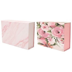Luxury pink paper packaging <b>box</b> printed <b>gift</b> magnetic <b>box</b>, customizable according to needs - Product Image 4