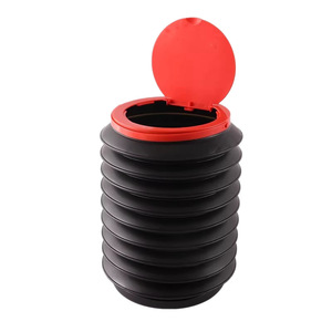 Poubelle de voiture pliable et rétractable, 3-6L, ronde, portable, organisateur de rangement pour l'intérieur du véhicule - Product Image 1