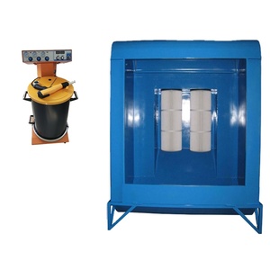 Nouvelles machines électrostatiques manuelles de cabine de revêtement en poudre avec <span class=keywords><strong>pistolet</strong></span> de pulvérisation pour l'industrie de la construction de substrats métalliques de <span class=keywords><strong>peinture</strong></span> de <span class=keywords><strong>jante</strong></span> de voiture - Product Image 2