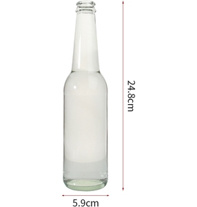 Bán Sỉ Chai Thủy Tinh Trong Suốt Đựng Sữa Đậu Nành Tròn 300Ml <span class=keywords><strong>30cl</strong></span> 330Ml 33cl - Product Image 4