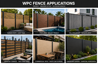 Kit de clôture pour chevaux en alliage d'aluminium à grain de bois de qualité supérieure, montage facile, clôture extérieure marron pour projets de vie en plein air avec construction WPC