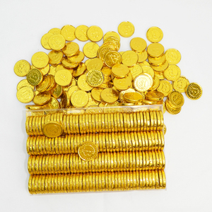Sweet Gold Bittersweet Cocoa Solid <strong>Chocolate</strong> <strong>Coins</strong> Customizable <strong>Bulk</strong> Hot Sale - Product Image 3