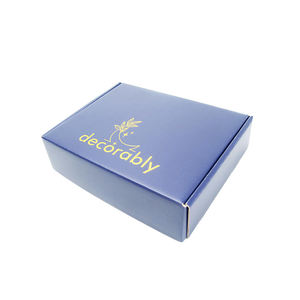 Embalaje <span class=keywords><strong>de</strong></span> regalo <span class=keywords><strong>de</strong></span> Peluca <span class=keywords><strong>de</strong></span> cartón, Logo personalizado, corrugado, caja <span class=keywords><strong>de</strong></span> papel para envío <span class=keywords><strong>de</strong></span> ropa - Product Image 3