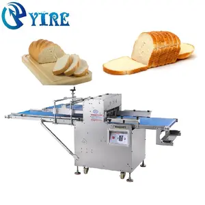 Automatische Roestvrijstalen Cakebroodmaker Hoge Snelheid Gesneden Brood Productielijn Broodsnijmachine