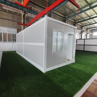 Maison conteneur pliable de 20 pieds, installation rapide, unité modulaire préfabriquée, étanche, pour dortoir de chantier – Approvisionnement direct usine