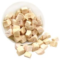 Récompenses d'entraînement quotidiennes, friandises naturelles riches en protéines, saines, sans céréales, pour animaux de compagnie, poitrine de poulet lyophilisée