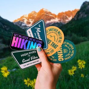 Best Selling À Prova De Intempéries Impermeável Auto Adesivos Die Cut Adesivos Estilo Misto Logotipo Personalizado Adesivos De Vinil - Product Image 5