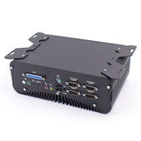 2 Lan 3G/4G Sim LTE RS232/485 Sans Ventilateur Mini PC Intel core i7 8550U i5 7267U 4K HTPC Ordinateur De Bureau GPIO LPT 12V De Puissance Faible