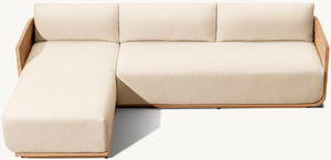 Moderne Luxe Modulaire Lounge Patio Set Buiten Teak Sofa Met Rotan Drie Zits Tuinmeubelen Design Hoek Sectional - Product Image 2