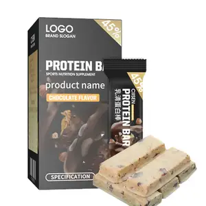 OEM produsen Halal Superior Protein Bar Bar untuk suplemen olahraga berbasis tanaman Protein makanan ringan Oat Bar - Product Image 1